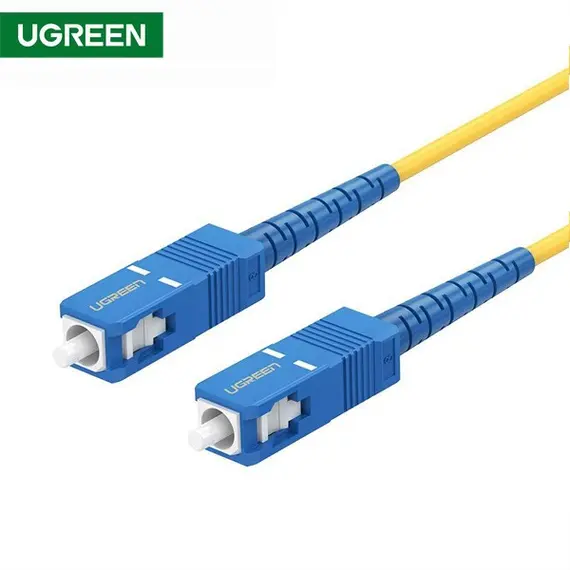 ოპტიკური ქსელის კაბელი UGREEN NW131 (80380) SC/UPC To SC/UPC Simplex Single Mode Fiber Optic Patch Cable 5M  - Primestore.ge
