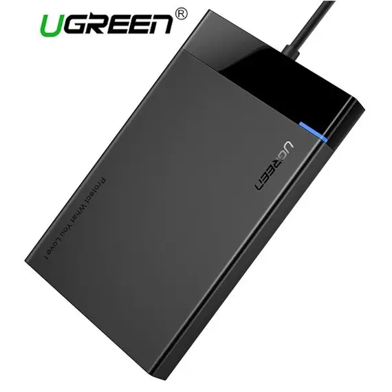 მყარი დისკის ქეისი UGREEN US221 (30847) 2.5 inch Hard Dish box with cable 30847  - Primestore.ge