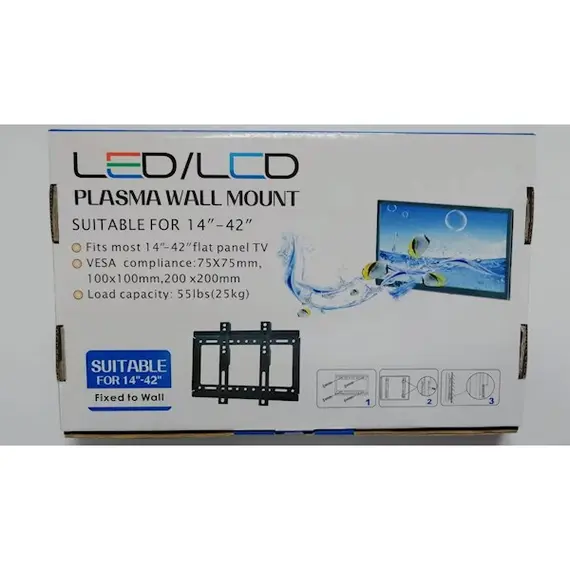 TV hanger Allscreen Universal LCD LED TV Bracket CTMA25 TV SIZE: 14 "-42" inches, 4 image