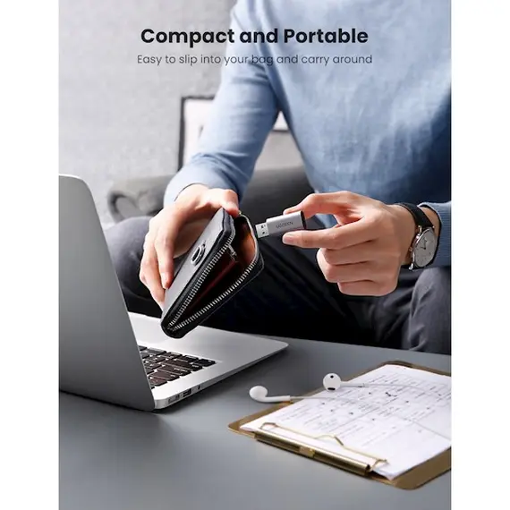 USB ხმის ბარათი UGREEN USB 2.0 to 3.5mm Audio Adapter (CM383) 80864 , 6 image - Primestore.ge