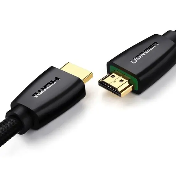 HDMI კაბელი UGREEN HD118 (40409) 4K UHD High Speed HDMI 2.0 Cable, 1.5m, Black , 3 image - Primestore.ge