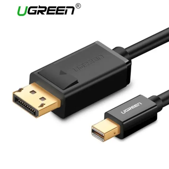 კაბელი UGREEN MD105 (10477) Mini DP to DP Cable 1.5m (Black)  - Primestore.ge