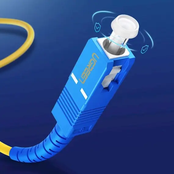 ოპტიკური ქსელის კაბელი UGREEN NW131 (80380) SC/UPC To SC/UPC Simplex Single Mode Fiber Optic Patch Cable 5M , 6 image - Primestore.ge