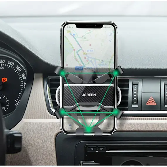 ტელეფონის სამაგრი მანქანისთვის UGREEN LP228 (80871) Gravity Phone Holder for Car (black) , 4 image - Primestore.ge