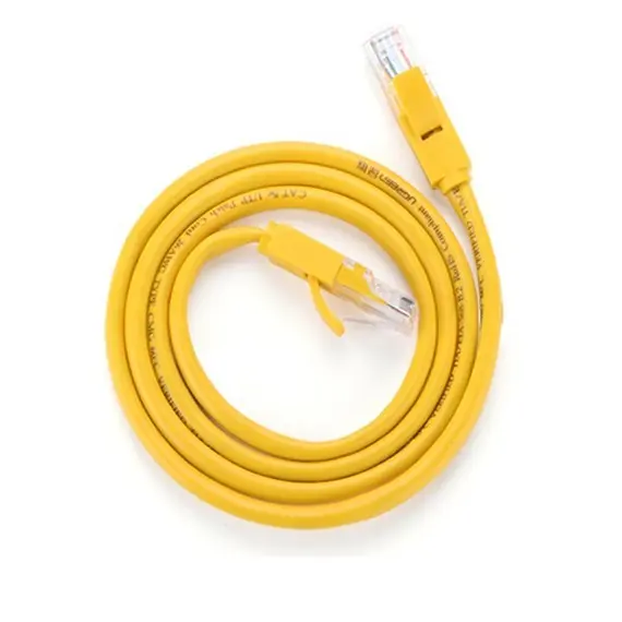 LAN კაბელი UGREEN (11232) Cat 5e UTP Lan Cable 3m (Yellow) , 2 image - Primestore.ge