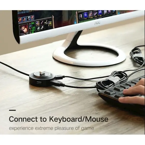 USB ჰაბი UGREEN CR106 (20277) USB 2.0 4 PORTS HUB , 3 image - Primestore.ge