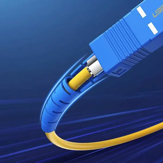 ოპტიკური ქსელის კაბელი UGREEN NW129 (70662) FC/UPC To FC/UPC Simplex Single Mode Fiber Optic Patch Cable 3M , 6 image - Primestore.ge