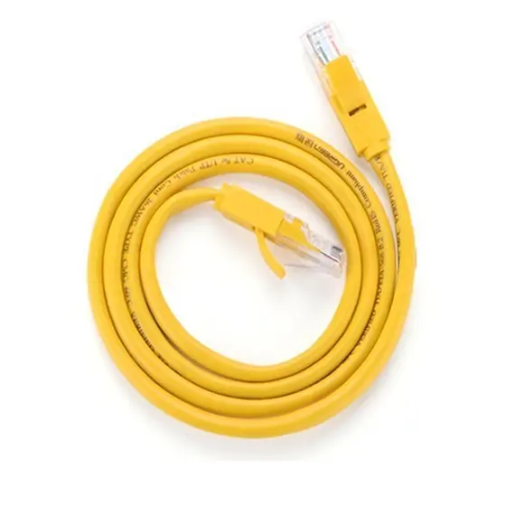 UTP LAN კაბელი UGREEN NW103 (11230) Cat5e Patch Cord UTP Lan Cable 1m (Yellow) , 2 image - Primestore.ge