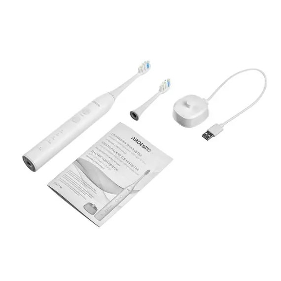 კბილის ელექტრო ჯაგრისი Ardesto Electric Tooth Brush ETB-112W white , 2 image - Primestore.ge