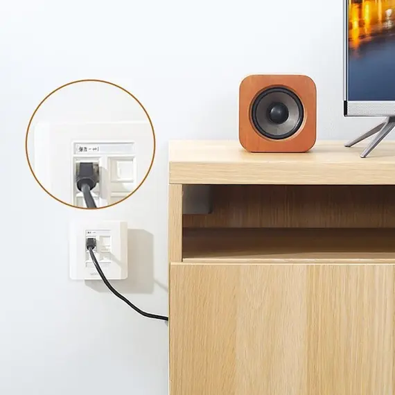 ინტერნეტის როზეტი UGREEN NW144 (80180) Wall Socket internet RJ45 Wall Plate Single Port საფარი , 6 image - Primestore.ge