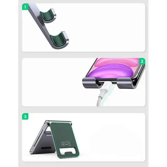 მობილურის დამჭერი UGREEN 80708 Phone Holder with Roller , 4 image - Primestore.ge