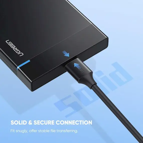 Micro-B USB კაბელი UGREEN US312 (20103) Type-c to Micro B USB 3.0 to USB-C Cable 1M , 5 image - Primestore.ge