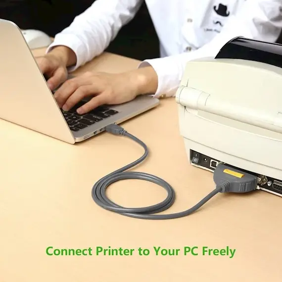 პრინტერის კაბელი UGREEN CR124 (20225) USB to CN36 IEEE1284 Parallel Printer Cable 2m , 5 image - Primestore.ge
