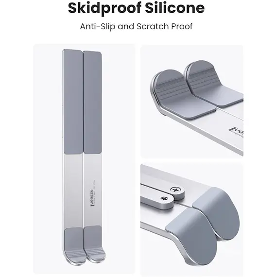 ნოუთბუქის სადგამი UGREEN LP451 (40289) Foldable Laptop Stand, Silver , 3 image - Primestore.ge