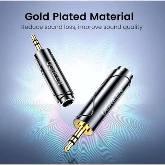აუდიო ადაპტერი UGREEN 80730 3.5mm to 6.35mm Audio Adapter , 4 image - Primestore.ge