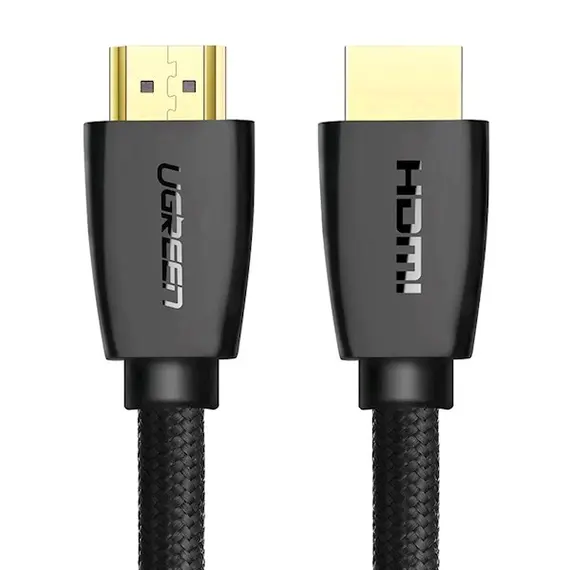 HDMI კაბელი UGREEN HD118 (40410) High-End HDMI Cable with Nylon Braid 2m (Black) , 3 image - Primestore.ge