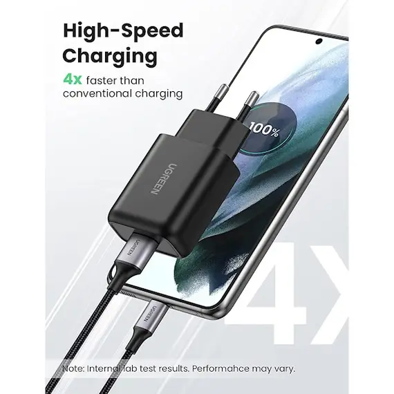 მობილურის დამტენი UGREEN 70273 Quick Charge 3.0 USB Charger EU Black , 4 image - Primestore.ge