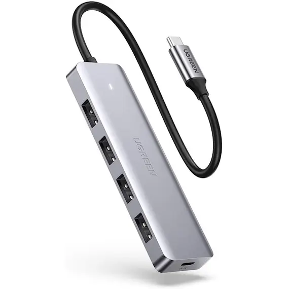 USB ჰაბი UGREEN 4-Port USB3.0 Hub with Micro¶USB Power Supply  - Primestore.ge