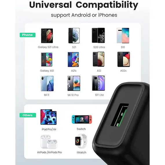 მობილურის დამტენი UGREEN 70273 Quick Charge 3.0 USB Charger EU Black , 3 image - Primestore.ge