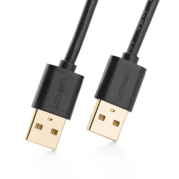 USB კაბელი UGREEN (10310) USB Male to Male Cable 1.5m (Black)  - Primestore.ge