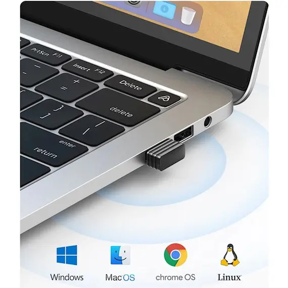 მაუსი Ugreen MU001 (90373), Wireless, 4000DPI, USB, Mouse, Light Gray , 5 image - Primestore.ge