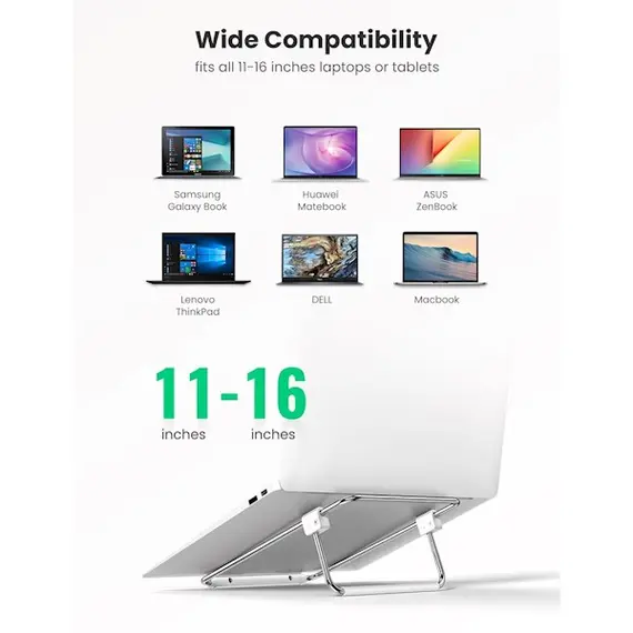 ნოუთბუქის სადგამი UGREEN Desktop Laptop Stand (Silver) , 5 image - Primestore.ge