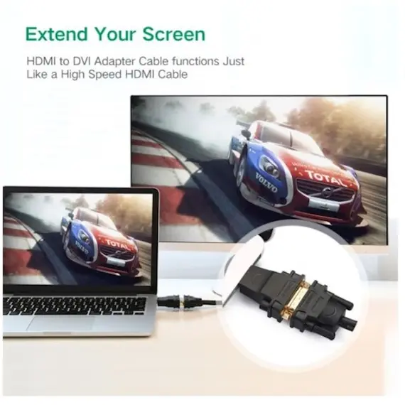 ადაპტერი UGREEN 20123 HDMI Male to DVI (24+5) Female Adapter (Black) , 7 image - Primestore.ge