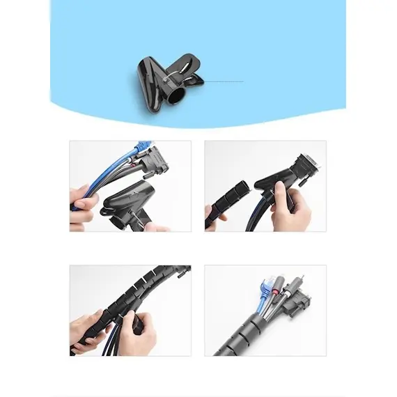 კაბელ მენეჯმენტი UGREEN 30820 Protection Tube DIA 25mm 5m (Black) , 4 image - Primestore.ge