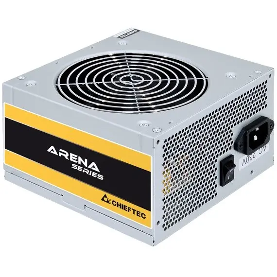 Power supply CHIEFTEC iArena GPA-450S8,450W, 12cm fan, eff. > 85%, 24 + 8pin (4 + 4), 2xMolex, 3xSATA, 1xPCIe 8pin (6 + 2), Bulk