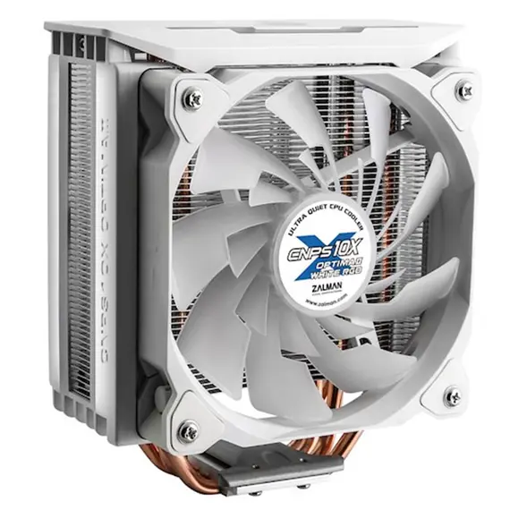 ქულერი Zalman CPU cooling system CNPS10X OPTIMA II White RGB LGA2066,2011-V3,2011,115X,1366,*1700 (ZM-1700MKD), AM4,AM3+,AM3,FM2+,FM2, 120mm,TDP180W , 2 image - Primestore.ge