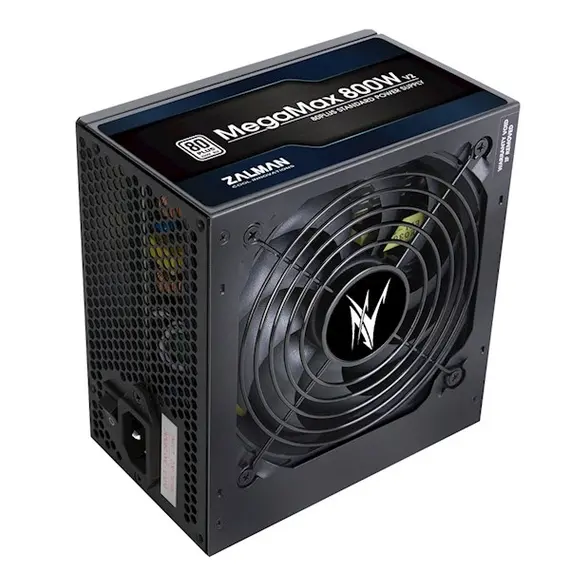 Power supply Zalman Power supply MegaMax 800-TXII (800W), 200-240 VAC, 87%, 80+, aPFC, 120mm, MB24, CPU (4 + 4,8), 8xSATA, 4xPCIe, 4xMOLEX, 1xFDD, OPP, OVP , UVP, SCP, 2 image