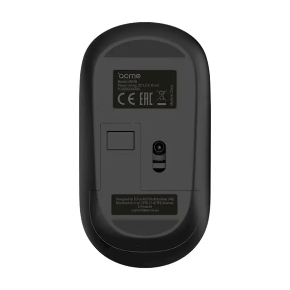 მაუსი Acme Wireless Mouse MW18, Black, Wireless , 4 image - Primestore.ge