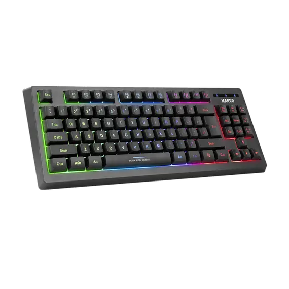 კლავიატურა, მაუსი და მაუსპადი Marvo CM310  Wired  keyboard, Gaming Mouse  And  mouse pad Combo , 2 image - Primestore.ge