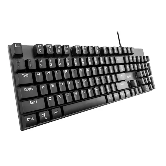 კლავიატურა NOXO Retaliation Mechanical gaming keyboard, Blueswitches, EN/RU , 2 image - Primestore.ge
