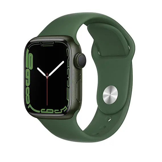 Smart Watch Apple Watch Series 7 GPS 45mm Green Aluminum Case With Green Sport Band MKN73