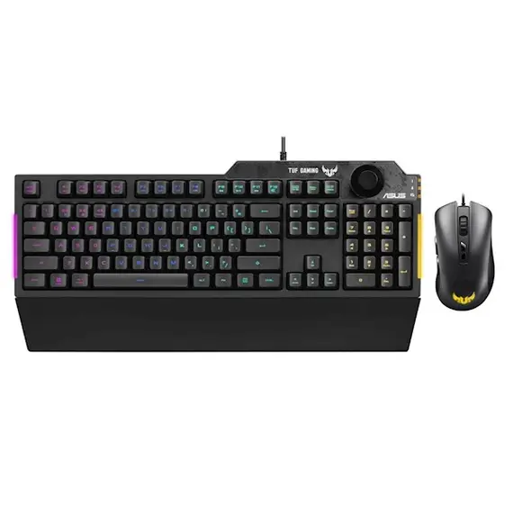 კლავიატურა და მაუსი ASUS TUF Gaming Combo K1&M3 USB Black  - Primestore.ge