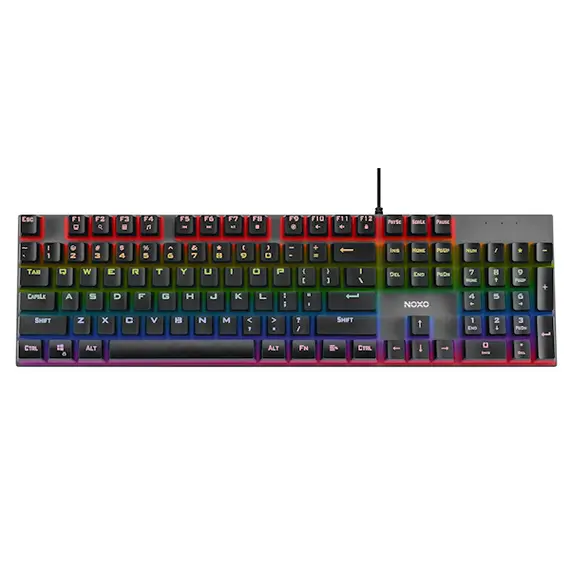 კლავიატურა NOXO Retaliation Mechanical gaming keyboard, Blueswitches, EN/RU  - Primestore.ge