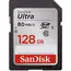 Memory Card SanDisk 128GB Ultra SD / HC UHS-I Card 80MB / S Class 10 SDSDUNC-128G-GN6IN