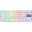 კლავიატურა Ducky Keyboard  One 2 Mini, Cherry Blue, RGB LED, RU PBT, White  - Primestore.ge