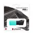 USB ფლეშ მეხსიერება Kingston 256GB USB 3.2 Gen1 DT Exodia Black Teal , 3 image - Primestore.ge