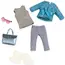 თოჯინის ტანსაცმელი LORI 6" DOLL FURRY COAT OUTFIT , 3 image - Primestore.ge