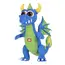 სუპერ PAULINDA Super Dough Paulinda Cool Dragon blue  - Primestore.ge