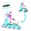 როლიკები NEON COMBO SKATES (SIZE 12-2) TEAL PINK 4L/13L/16L CL 4PK  - Primestore.ge