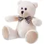 სათამაშო დათვი Same Toy Bear White 13cm THT673  - Primestore.ge