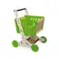 სათამაშო ხის ურიკა JanodGreen Market Wooden Shopping Trolley - Primestore.ge