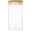 ქილა Ardesto Jar Fresh, 760 ml, round, glass, bamboo  - Primestore.ge