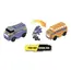 სათამაშო მანქანა TransRacers Tour Bus & School Bus , 2 image - Primestore.ge