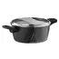 ქვაბი Ardesto Casserole Gemini Anzio, glass lid, 2.2 l, black, aluminum , 2 image - Primestore.ge
