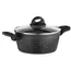 ქვაბი Ardesto Casserole Gemini Anzio, glass lid, 2.2 l, black, aluminum  - Primestore.ge