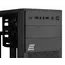 Processor case 2E Computer case BASIS (RD850) MiniT, Micro ATX, Mini ITX, 2xUSB2.0, 1xUSB3.0, 1x120mm ARGB, acrylic, (side panel), without PSU, black, 5 image